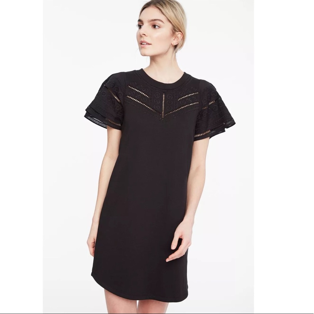 Parker Katrina Combo Dress in Black Size Large NWT